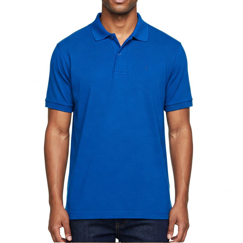 camisa-homem-gola-polo-azul-royal