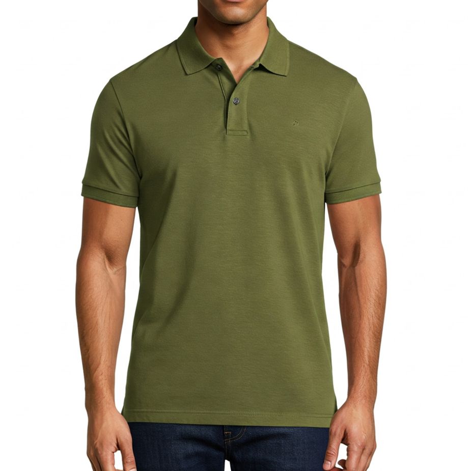 camisa-homem-gola-polo-verde-musgo