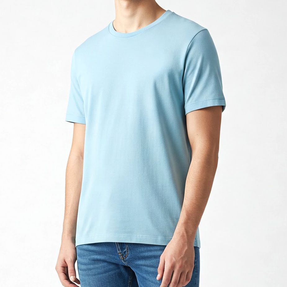 camiseta-homem-azul-claro