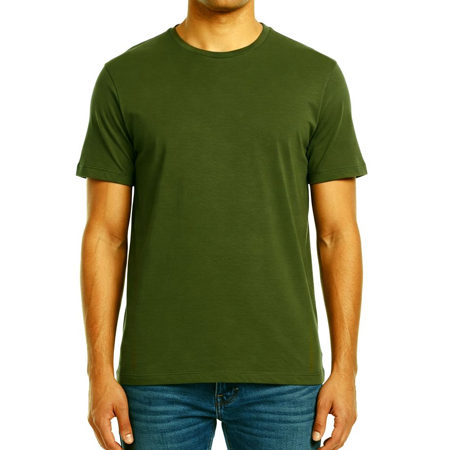 camiseta-homem-verde-musgo